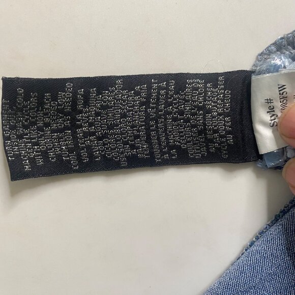 AG ADRIANO GOLDSCHMIED Denim Crop Overalls Women 16W Blue Distressed - Picture 10 of 16